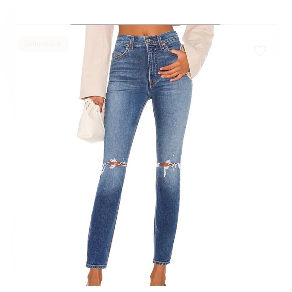 GRLFRND The Kendall High Rise Stretch Skinny jeans size 30 NWT